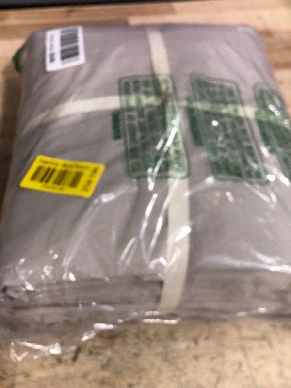 Photo 1 of MooMee Bedding Duvet Cover Set 100% Washed Cotton Linen Like Textured Breathable Durable Soft Comfy (Cream Grey, Oversized King)