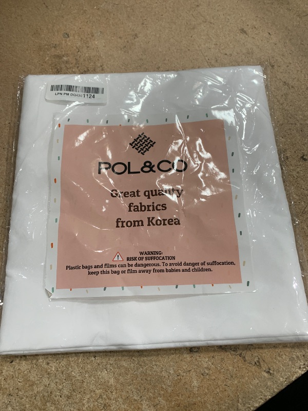 Photo 1 of 100% Polyester Fabric precut - 65" (White) for Sublimation Blanks | 75 GSM | Transfer Prints to Fabric | Digital Printed | Goose Bedding Cover (2 Yard pre Cut)