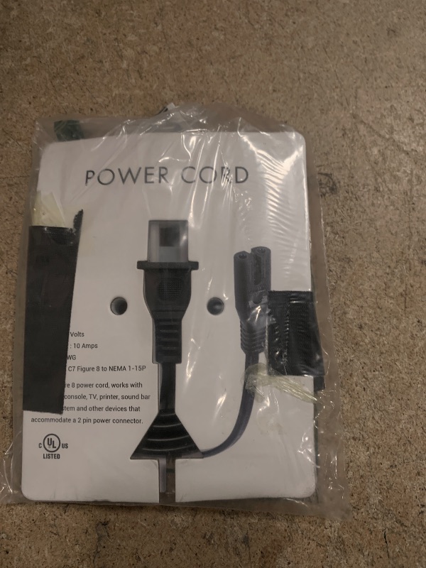 Photo 1 of AC Power Cord Cable Compatible for HP OfficeJet Pro 4650 6978 8035 8025 8600 9015 8710 4630 8028 8020 8720 9025 8610 5212 5255, 2 Prong Replacement 6Ft Printer Power Cable UL Listed