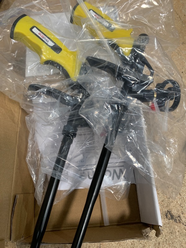 Photo 1 of 4 Pack Professional Spray Foam Insulation Gun (4 Foam Gun + 16 Nozzle), Teflon-Coated Expanding Foam Gun, Foam Dispensing Gun, for Caulking, Insulating Foam Applicator Yellow - 4 Pack
