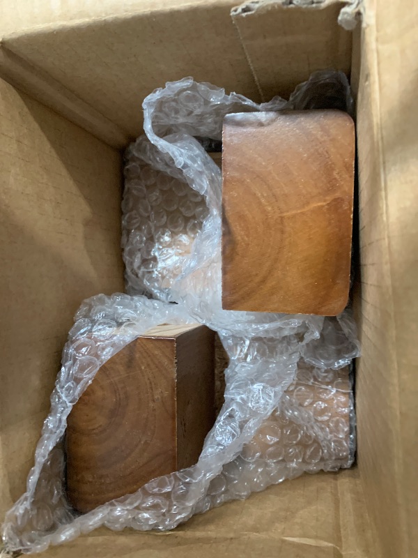 Photo 1 of AORYVIC Wooden Bed Riser Sofa Risers for Furniture L Shaped Couch Feet Dresser Leg Set of 2 (3 inch)