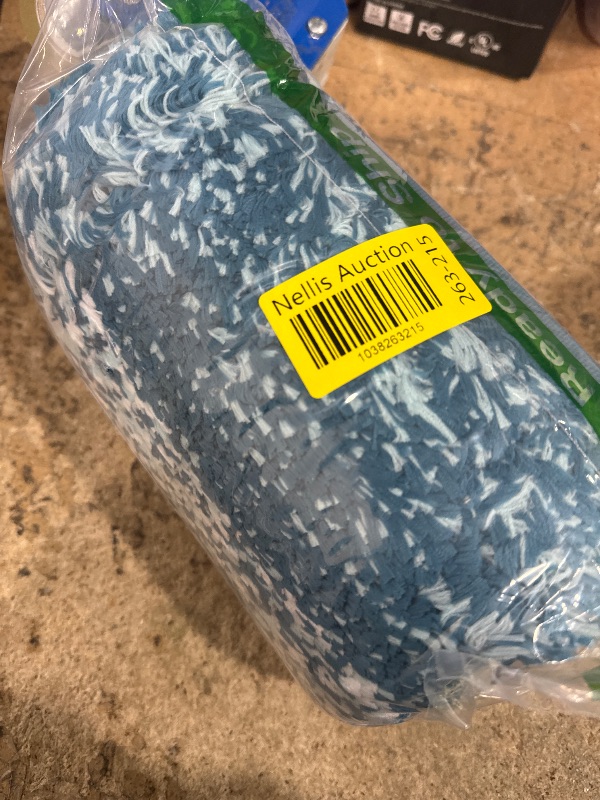 Photo 1 of Arotive Microfiber Bathroom Rugs, Shaggy Soft and Absorbent Bath Rug, Non-Slip, Thick Plush Machine Washable Dry Bath Mats for Bathroom, Tub and Shower, 59x20, Peacock Blue