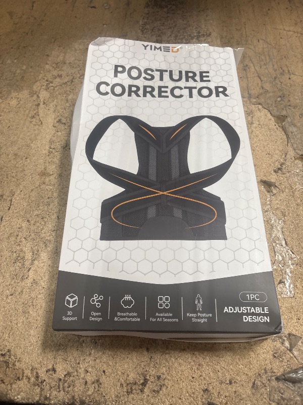 Photo 1 of Abismat Back Brace Posture Corrector for Men Women (40-45"), Adjustable Full Back Brace and Shoulder Back Straightener, Scoliosis and Hunchback Correction, Upper & Lower Back Pain Relief (X-Large)