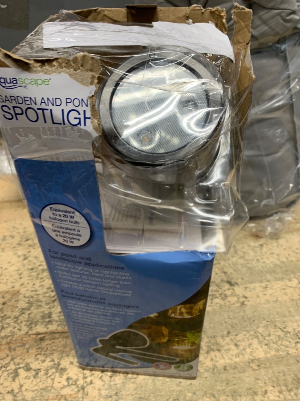 Photo 1 of Aquascape 84033 Garden and Pond 3 LED Spotlight Waterproof, Submersible 3-Watt, Brown