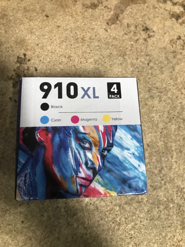 Photo 1 of 5-Star Compatible 910XL Ink Cartridge Replacement for HP Officejet Pro 8025e/8035e/8025/8035 Series, Black, Cyan, Magenta, Yellow, 4-Pack