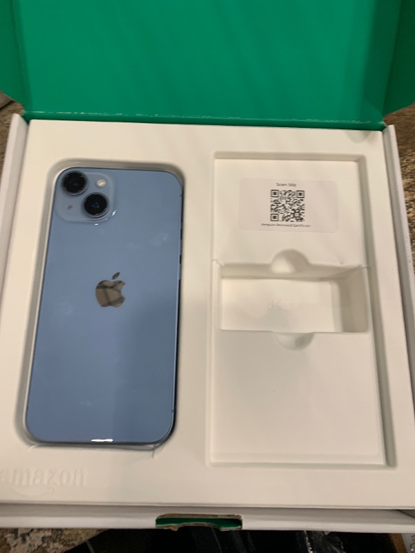 Photo 1 of *LOCKED SOLD AS IS* Apple iPhone 14, 128GB, Blue - Unlocked (Renewed Premium)