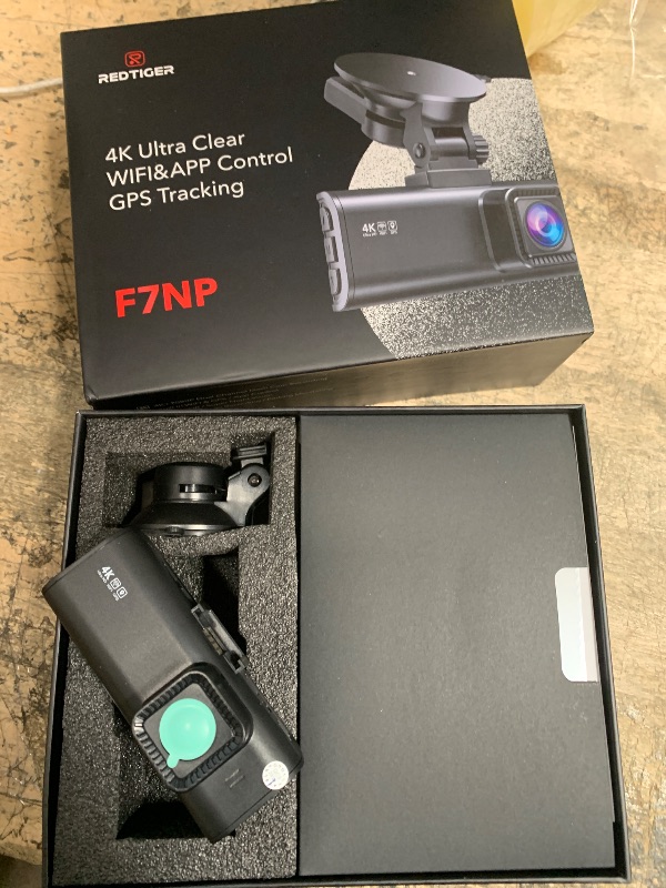 Photo 1 of REDTIGER Dash Cam Front Rear, 4K/2.5K Full HD Dash Camera for Cars, Included 32GB Card, Built-in Wi-Fi GPS, 3.16” IPS Screen, Night Vision, 170°Wide Angle, WDR, 24H Parking Mode(F7NP)