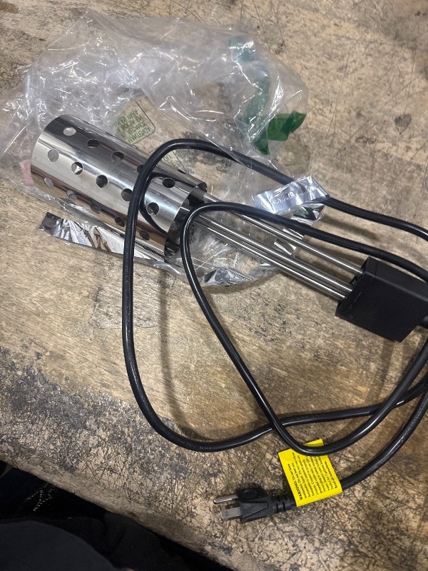 Photo 1 of 1500W UL-Listed Immersion Heater, GESAIL Bucket Water Heater with 304 Stainless-Steel Guard, Submersible Bucket Heater with Thermostat and Auto Shutoff, Perfect for Home Travel and Winter Job