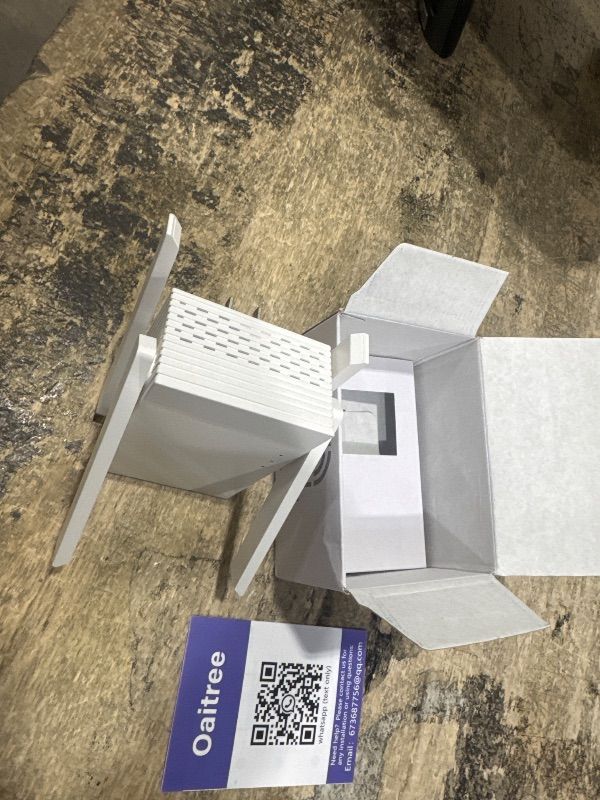 Photo 1 of 2025 WiFi Extender Signal Booster, WiFi Repeater Dual Band 5GHz/2.4GHz, 1200Mbps WiFi Booster with Ethernet Port Compatible for More Devices