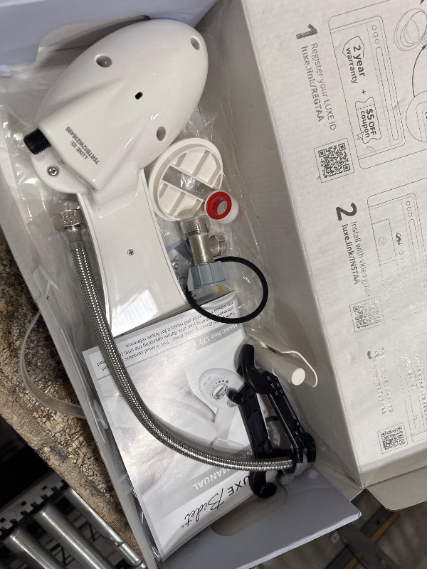 Photo 1 of *PREVIOUSLY OPENED//MISSING SOME PARTS* LUXE Bidet NEO 120 - Self-Cleaning Nozzle, Fresh Water Non-Electric Bidet Attachment for Toilet Seat, Adjustable Water Pressure, Rear Wash (White)