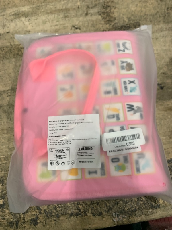 Photo 1 of 8 in 1 Toddler Busy Board for 1 Years Old, Montessori Toy Busy Book for Toddlers 1-3 Educational Learning Toy Activity for Basic Motor Skills, Kid Travel Essential 2-4 Yr Birthday Gift for Girl(Pink)
