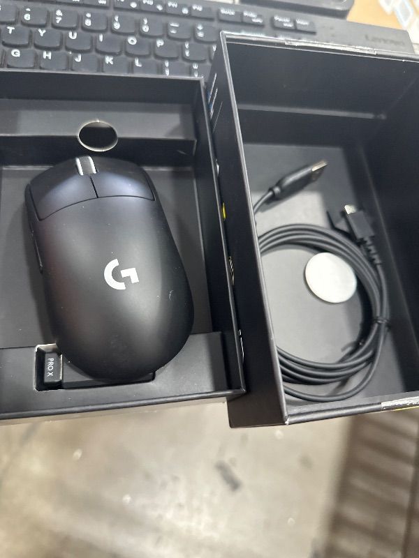 Photo 1 of Logitech G PRO X Superlight 2 DEX Lightspeed Wireless Gaming Mouse, 60g Pro-Grade Lightweight Mouse with 5 Programmable Buttons, 44k DPI Sensor, USB-C Charging, for PC/Mac - Black