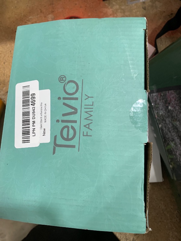 Photo 1 of 3 Gallon 220pcs Strong Drawstring Trash Bags Garbage Bags by Teivio, Bathroom Trash Can Bin Liners, Small Plastic Bags for home office kitchen, White