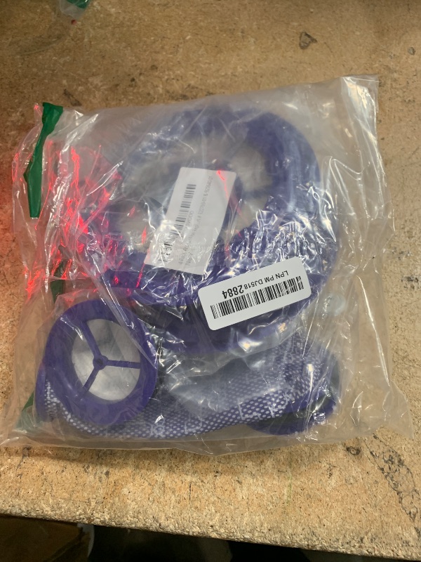 Photo 1 of 4 Pack Vacuum Filter Replacement Parts for Dyson DC41, DC65, DC66, UP13, UP20, UP30, Multi Floor & Ball Vacuum - 2 Post Filter, 2 Pre Filter With 1 Brush, Replaces Part # 920769-01 & 920640-01