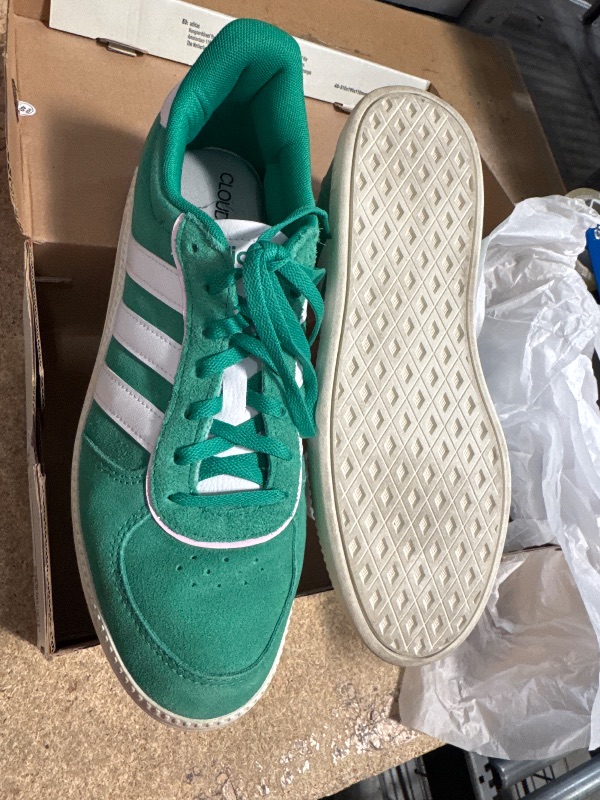 Photo 1 of adidas Women's Breaknet Sleek Sneaker, Court Green/White/Clear Pink, 11