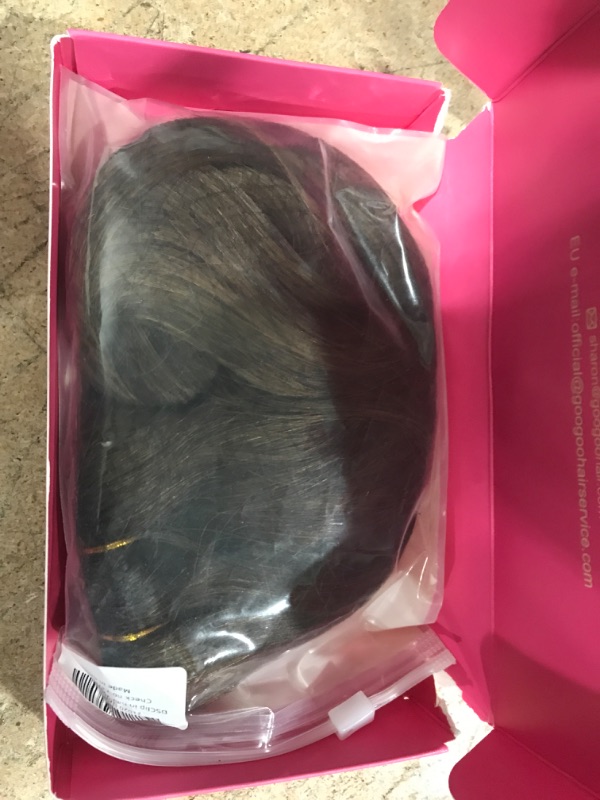 Photo 1 of GOO GOO Clip in Hair Extensions Real Human Hair, Remy Human Hair Extensions Clip ins for Women, Natural Human Hair, 18inch 120g 7Pcs, 2C/4E/6C Brown Sugar Swirl Highlights