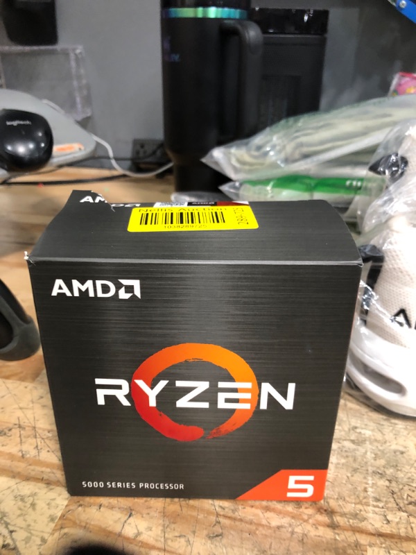 Photo 1 of AMD Ryzen 5 5500 6-Core, 12-Thread Unlocked Desktop Processor with Wraith Stealth Cooler
