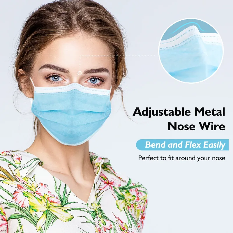 Photo 1 of Blue Covid Mask Pack of 1