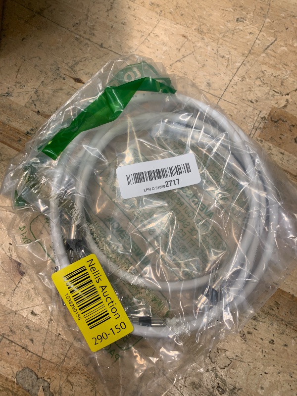 Photo 1 of 3FT G-PLUG RG6 Coaxial Cable Connectors Set – High-Speed Internet, Broadband and Digital TV Aerial, Satellite Sky Cable Extension – Weather-Sealed Double Rubber O-Ring and Compression Connectors White