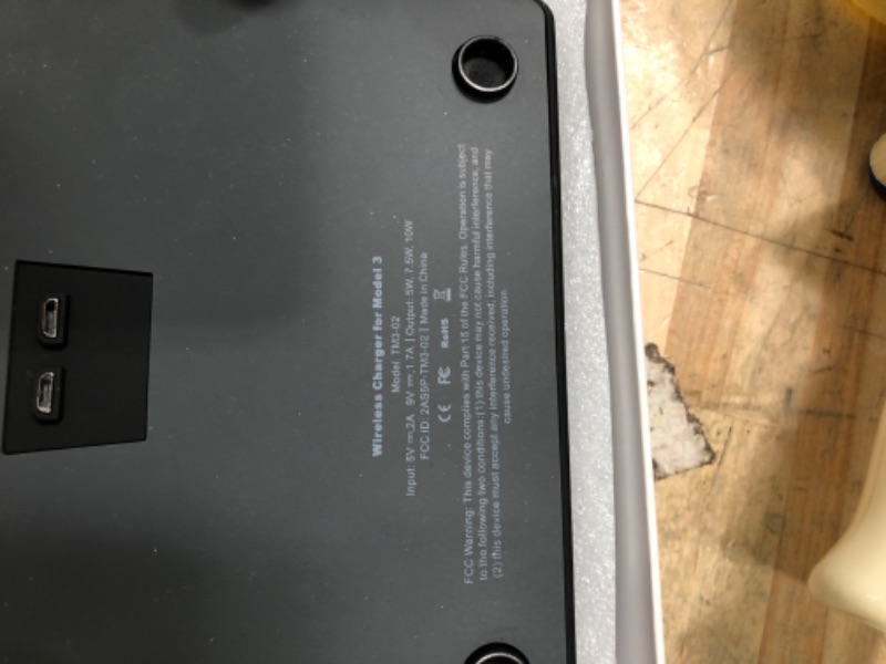Photo 1 of TAPTES Wireless Charger for Tesla Model 3 2017 2018 2019 2020 Accessories,Wireless Phone Charging Pad Car Interior Center Console Accessories for Any Enable Phone(Pre-June 2020)
