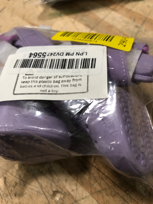 Photo 1 of PawPosh Dog Shoes: Non-Slip Waterproof Sandals for Hot Pavement & Winter, Breathable Perforated Boots, Large/Medium/Small Sizes, Ideal Paw Protector for Dogs, Outdoor Clog Booties (Purple, X-Samll)
