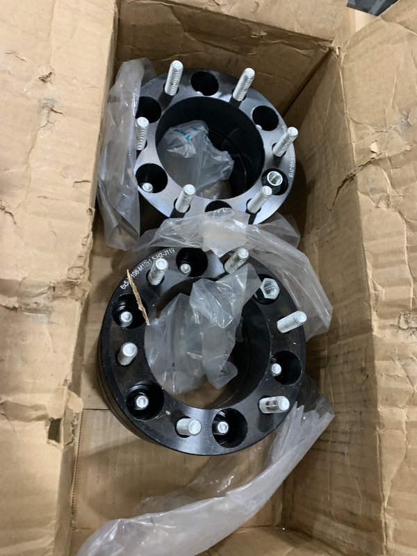 Photo 1 of dynofit 2" Wheel Spacers 6x5.5 Compatible with Toyota 4Runner Tacoma FJ Cruiser, M12x1.5 Extended Lug Nuts, 108mm Hub, 6x139.7 6 Lug Forged Spacers for Tundra GX460 GX470 Sequoia Fortuner