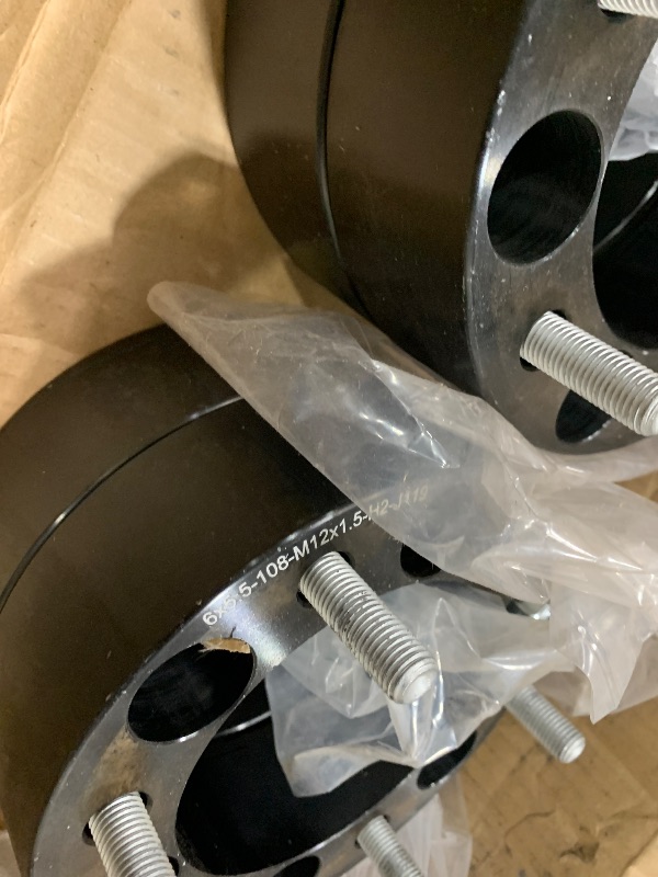 Photo 1 of dynofit 2" Wheel Spacers 6x5.5 Compatible with Toyota 4Runner Tacoma FJ Cruiser, M12x1.5 Extended Lug Nuts, 108mm Hub, 6x139.7 6 Lug Forged Spacers for Tundra GX460 GX470 Sequoia Fortuner