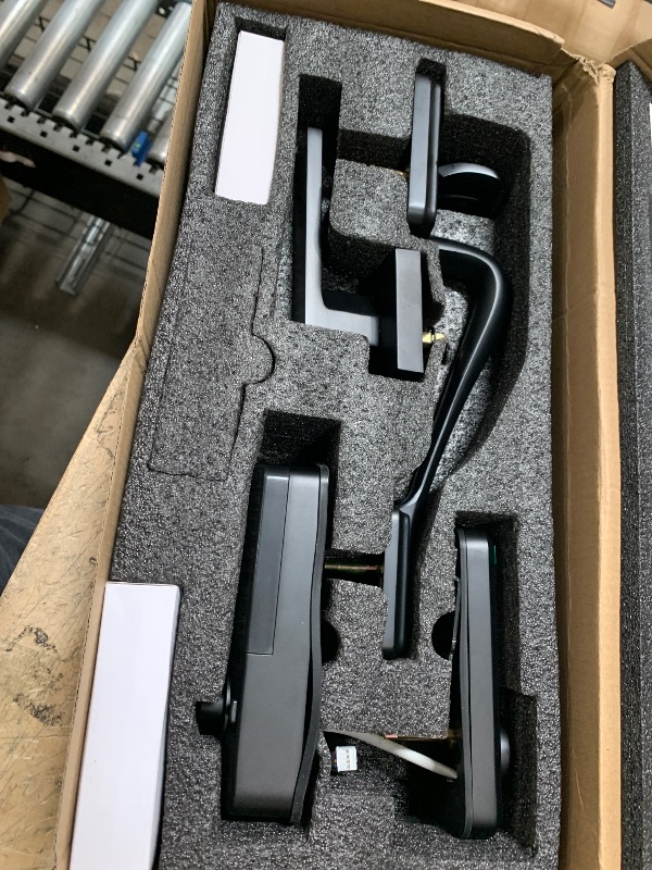 Photo 1 of Keyless Entry Door Lock with Handle, Hornbill Smart Front Door Lock Set, Electronic Keypad Deadbolt Lock, Alexa Front Door Handle Set, Digital Lock via Bluetooth APP/Keyfob/Auto Lock-Matte Black