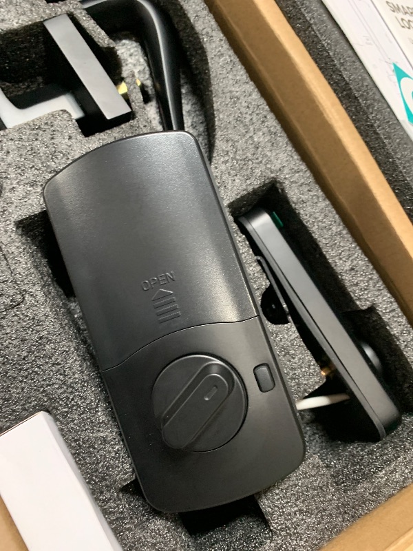 Photo 1 of Keyless Entry Door Lock with Handle, Hornbill Smart Front Door Lock Set, Electronic Keypad Deadbolt Lock, Alexa Front Door Handle Set, Digital Lock via Bluetooth APP/Keyfob/Auto Lock-Matte Black