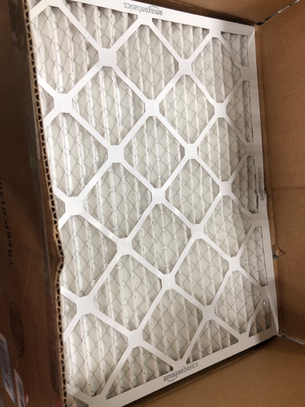 Photo 1 of Amazon Basics 20x25x1 Air Filter 6 Pack, Merv 11 AC Furnace Filters