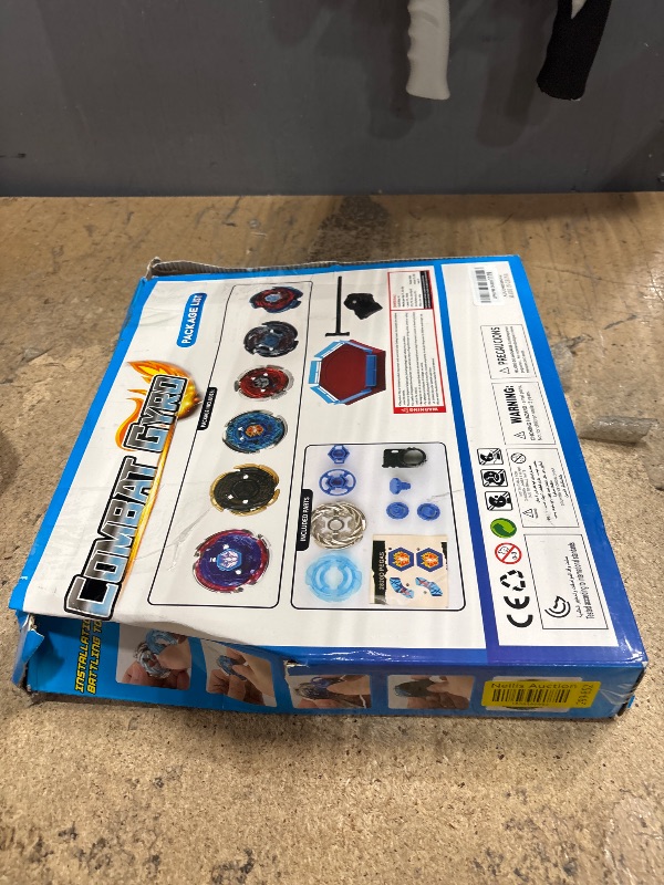 Photo 1 of AIBREAY Bey Battling Top Stadium Blade Battle Set, 6 Metal Fusion Spinning Tops 2 Launchers 1 Arena Combat Game, Toy Gift for Kids Boys Ages 6+…