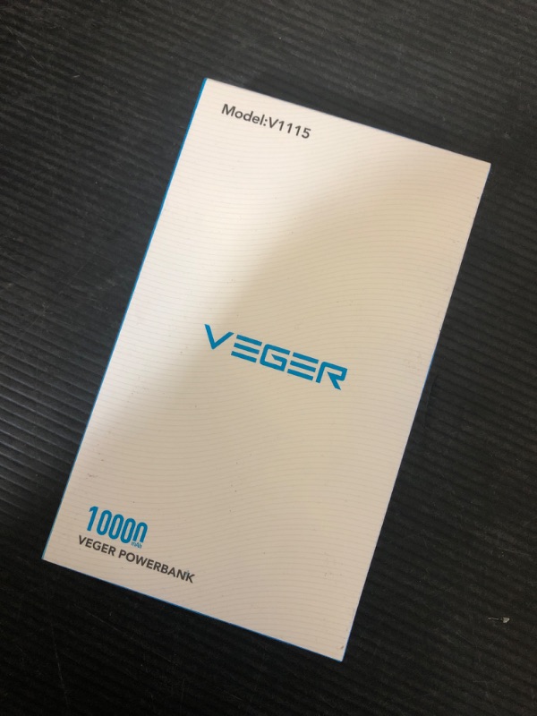 Photo 1 of VEGER Portable Charger for iPhone Built in Cables and Wall Plug, 10000mah Slim Fast Charging USB C Power Bank, Travel Essential Battery Pack Compatible with iPhones, iPad, Samsung, and More(Black)