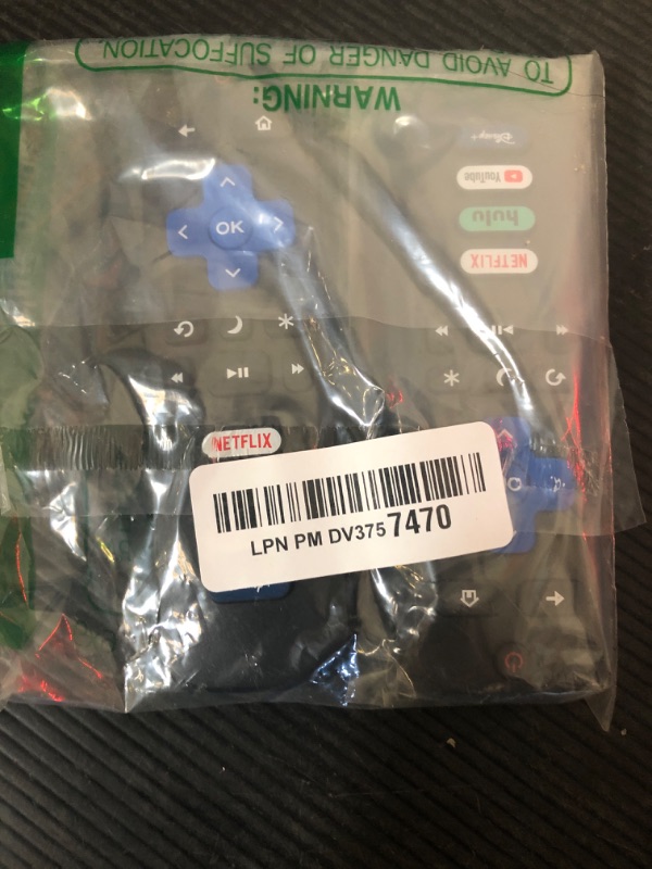 Photo 1 of (Pack of 2) Replacement-Remote-Control for Roku-TV,Compatible for TCL Roku/Hisense Roku/Onn Roku/Philips Roku Smart TVs(Not for Roku Stick and Box)