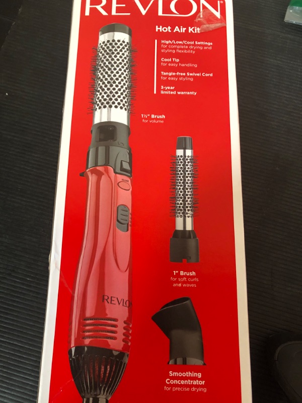 Photo 1 of Revlon 1200W Perfect Style Hot Air Kit | Style, Curl, and Volumize, 3 Piece Set