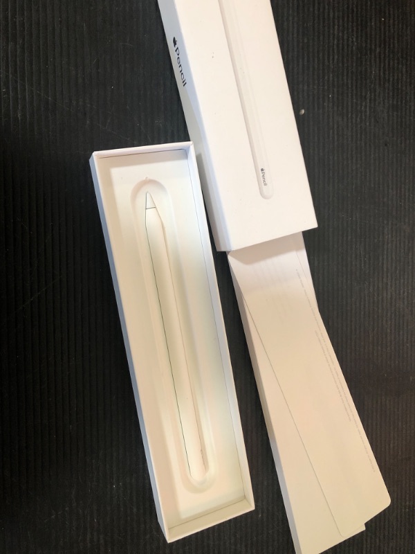 Photo 1 of Apple Pencil (2nd Generation): Device Compatibility Check Required - Pixel-Perfect Precision, Perfect for Note-Taking, Drawing, and Signing documents. Attaches, Charges, and Pairs magnetically.
