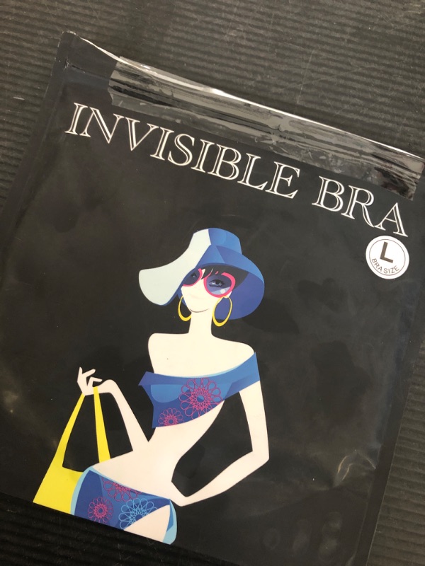 Photo 1 of Sticky Bra Silicone Adhesive Bra for Women Invisible Bras for Backless Strapless Dress Nippless Covers Push Up (C/D Cup)