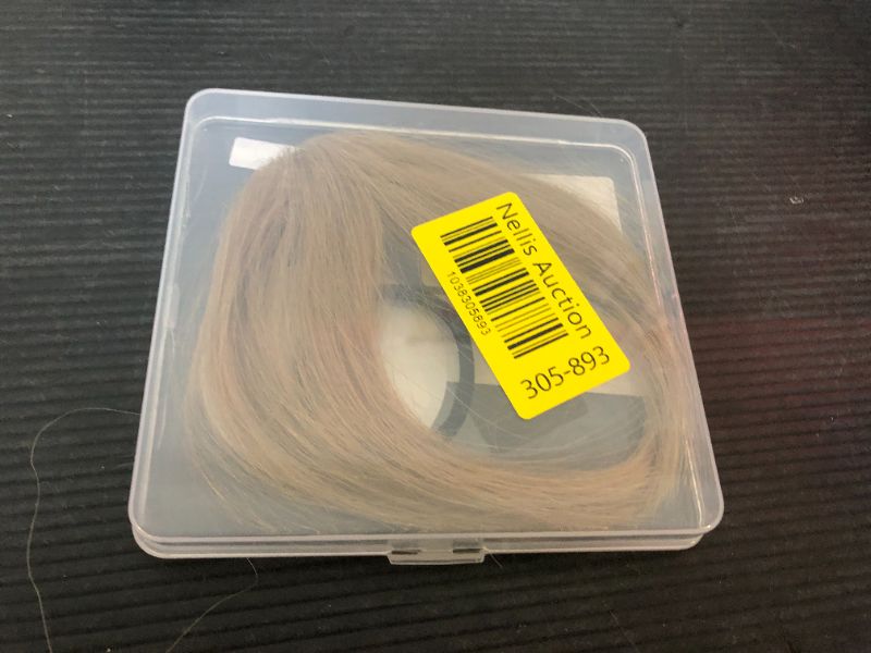 Photo 1 of 1pc  FLUFYMOOZ Clip in Bangs 100% Human Hair, Bangs Hair Clip Extensions, Clip on Bangs Wispy Bangs French Bangs Fringe with Temples Hairpieces for Women, Fake bangs for Daily Wear(Wispy Bangs Ash Blonde)