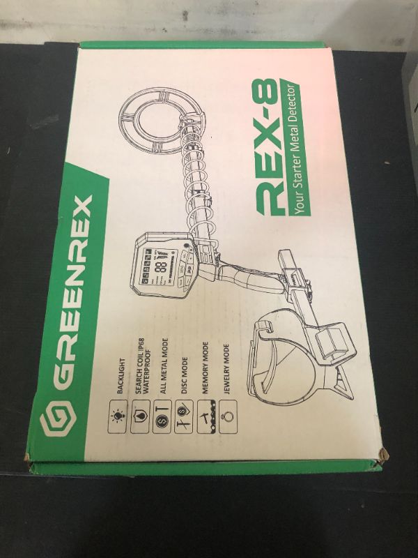 Photo 1 of GreenRex Metal Detector for Adults Professional, Waterproof Pinpoint, High Accuracy Gold and Silver Detection, Underwater and Beach Use, 10'' IP68 Coil, Bigger LCD, New Advanced DSP Chip