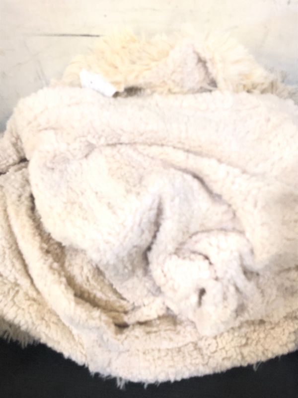 Photo 1 of Bedsure Waterproof Dog Blankets for Large Dogs - Calming Cat Blanket for Bed Couch Protector Washable, Long Faux Fur Pet Throw Blanket for Puppy, Reversible Furniture Protection, 60"x80", Cream