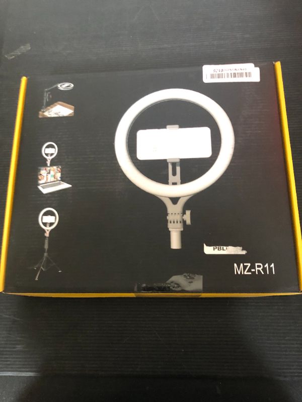 Photo 2 of LUOLED 10" Ring Light Replacement Parts - Dimmable with 2 Universal Ball Heads, USB Port, 10W/5V/2A