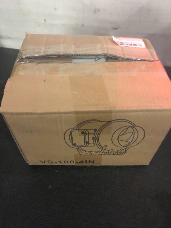 Photo 1 of Voltset 4 Inch Inline Exhaust Fan, 280 CFM High Efficiency Air Fan for Duct Vent Bathroom, Kitchen, Grow Tent, Hydroponics, 3D Printer