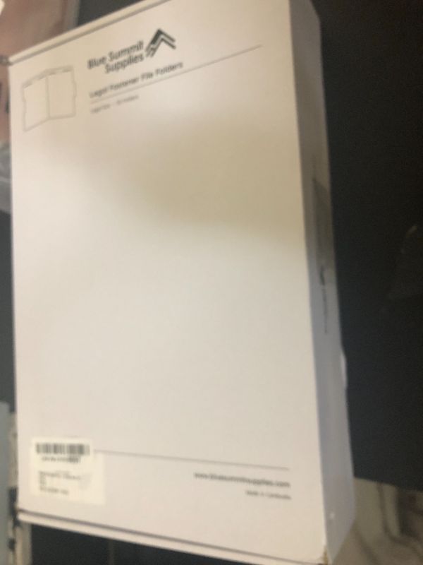 Photo 1 of Blue Summit Supplies Red Legal File Folders with Fasteners, Legal Size, 1/3 Cut Reinforced Tabs, Durable 2 Prongs, Designed to Organize Standard Medical or Law Files, 50 Pack