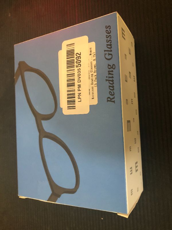 Photo 1 of Reading Glasses 5 Pairs Fashion Ladies Readers Spring Hinge with Pattern Print Eyeglasses for Women (5 Pack Purple, 3.5)
