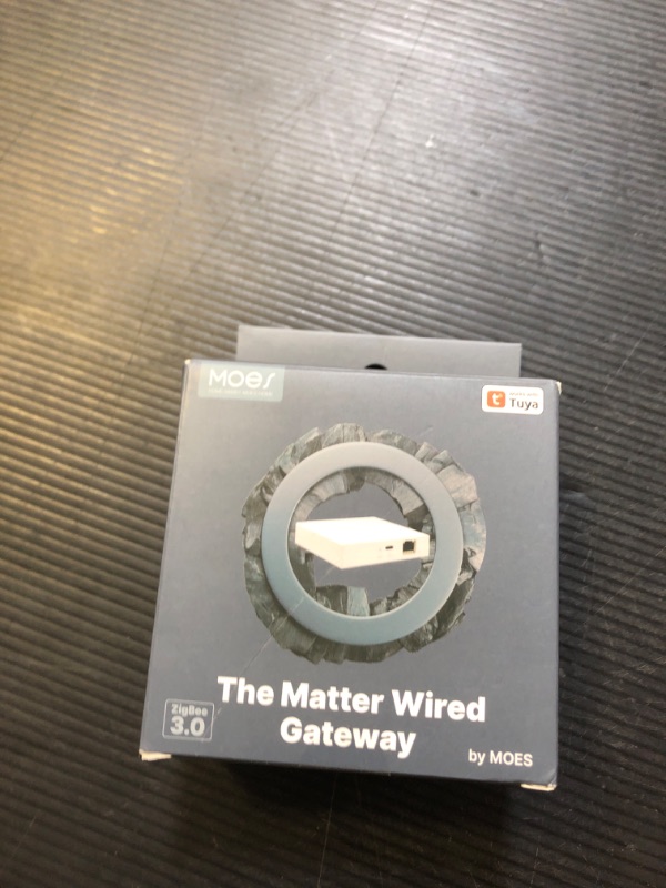 Photo 1 of MOES Matter ZigBee Gateway, Smart Home Hub Wired Bridge, Support SmartThings, Homekit and Tuya, Require 2.4GHz WiFi