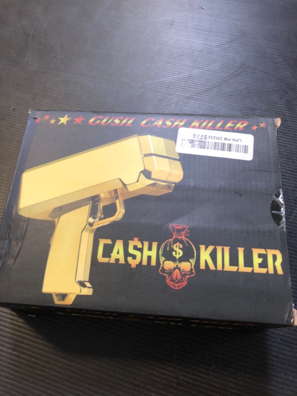 Photo 1 of Money  Shooter—Gusil Cash Cannon Bills Gun Make It Rain Toy Gun,Handheld Spary Cash Gun for Game Movies Party Supplies