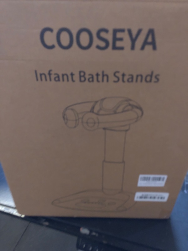 Photo 1 of COOSEYA Baby Bathtub with Shower Stand Support | Anti-Pinch Soporte para Bañera de Bebé, Adjustable Shower Tower & Anti-Slip for Toddler Standing Up Themselves,Ideal Gift for Infants 8-36 Months