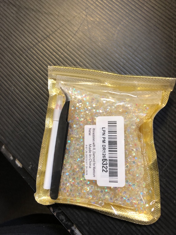 Photo 1 of 5000pcs 5mm Resin Rhinestones Bulk, Transparent AB Flatback Round Jelly Rhinestones Bedazzling Non Hotfix Crystal Gems Large Quantity Wholesale for DIY Crafts Clothes Tumblers Face Makeup Manicure