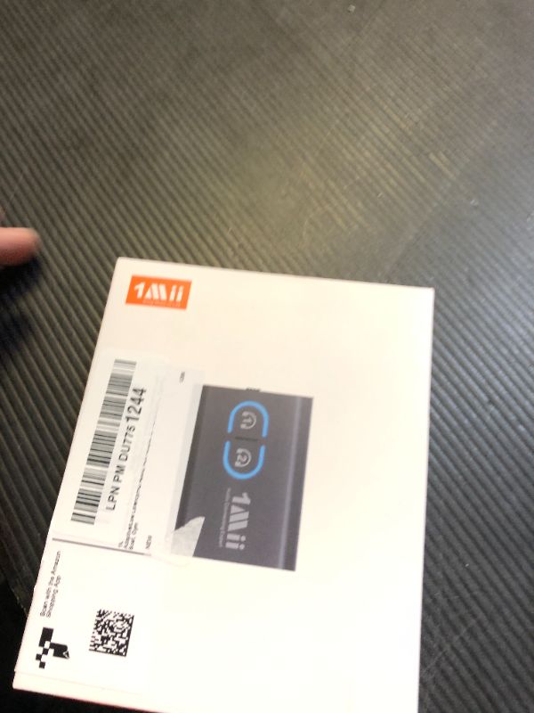 Photo 1 of 1Mii Bluetooth 5.3 Transmitter Receiver for TV to Wireless Headphones, Dual Link AptX Adaptive/Low Latency/HD Audio, Aux Adapter for Home Stereo, Airplane, Boat, Gym