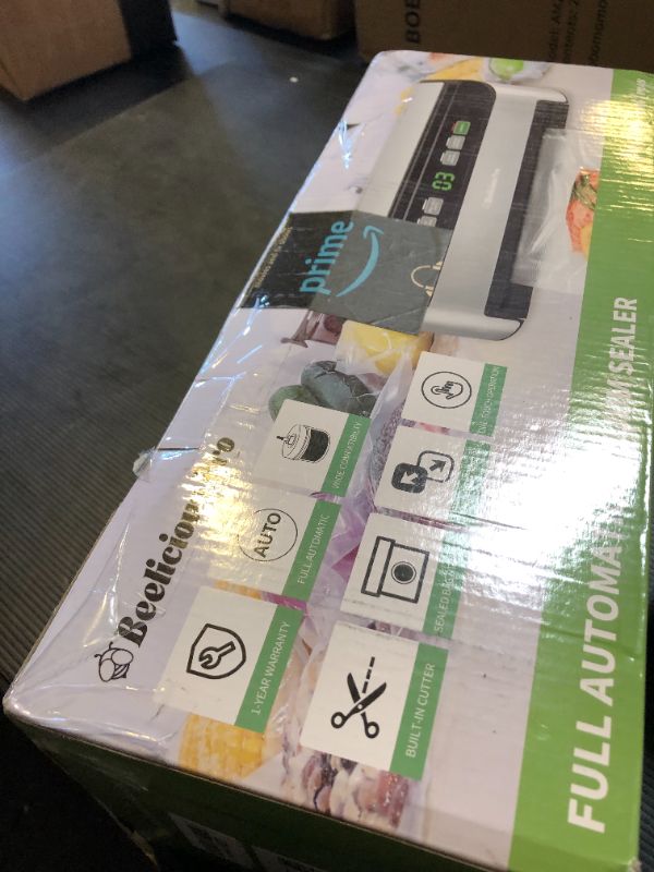 Photo 1 of Vacuum Sealer Machine, Beelicious 85KPA Fully Automatic 8-IN-1 Food Sealer with Bags Storage, Build-in Cutter, Moist Mode and Air Suction Hose | Digital Countdown | Sous Vide