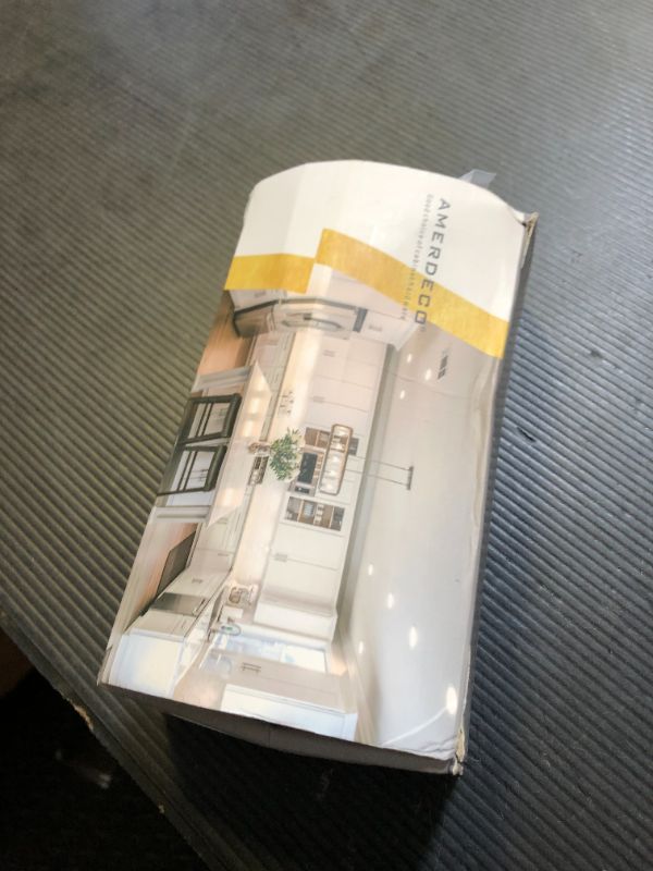 Photo 1 of Amerdeco 10 Pack Matte Black Cabinet Pulls 5 Inch(128mm) Hole Center Drawer Pulls Cabinet Hardware Kitchen Cabinet Handles for Bathroom Dresser Pulls ZH0065